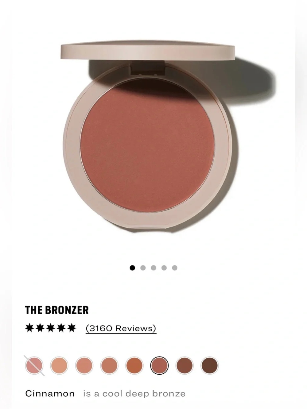 Jones Road Compact Bronzer - Shade Cinnamon